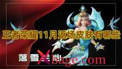 王者荣耀11月返场皮肤有哪些