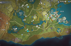 <b>原神璃月南部水晶矿分布位置</b>