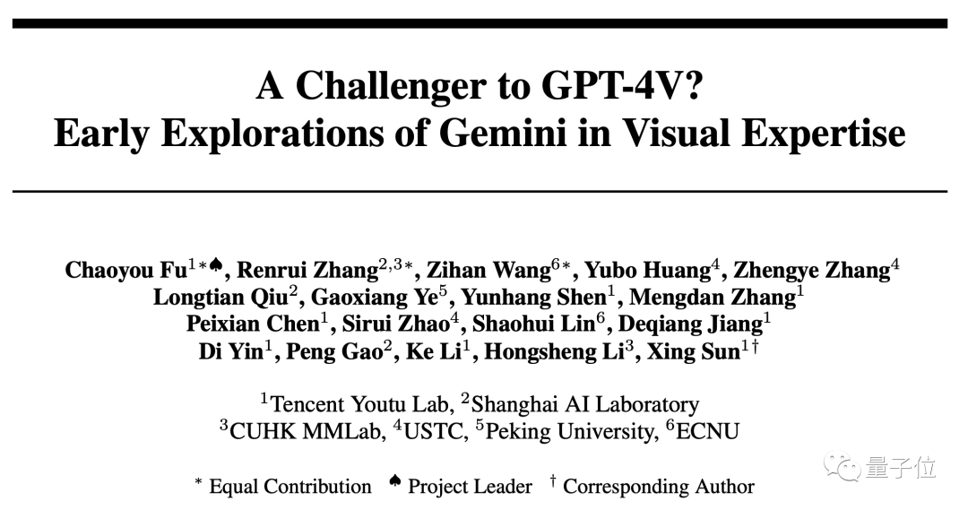谷歌Gemini扳回一局!多模态能力和GPT-4V不分伯仲|港中文128页全面测评报告