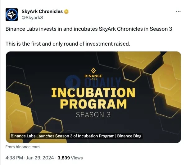 募集 5 万 ETH,深陷虚假融资,SkyArk Chronicles 还能上车吗?