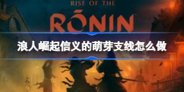 浪人崛起信义的萌芽支线怎么做 浪人崛起信义的萌芽支线攻略