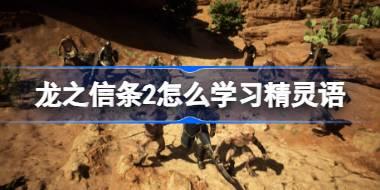 龙之信条2怎么学习精灵语 龙之信条2森林语口译专长获取教程