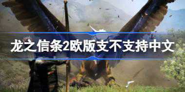 龙之信条2欧版有中文吗 龙之信条2欧版支不支持中文