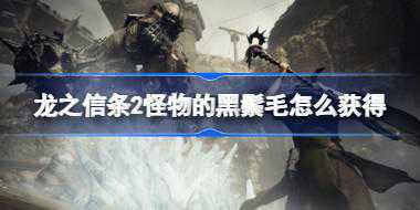 龙之信条2怪物的黑鬃毛怎么获得 龙之信条2怪物的黑鬃毛获取攻略