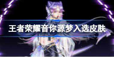 王者荣耀音你源梦入选皮肤有哪些 王者荣耀源梦设计入选皮肤介绍