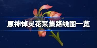 原神悼灵花采集路线图一览 原神悼灵花在哪里采集