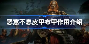 恶意不息皮甲布甲有什么用 恶意不息皮甲布甲作用介绍