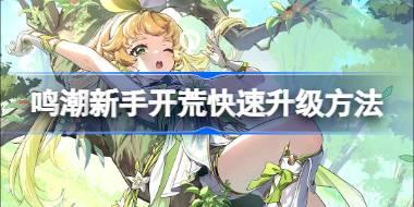 鸣潮新手开荒怎么快速升级 鸣潮新手开荒快速升级方法