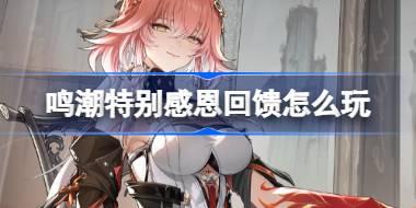 鸣潮特别感恩回馈怎么玩 鸣潮特别感恩回馈活动介绍