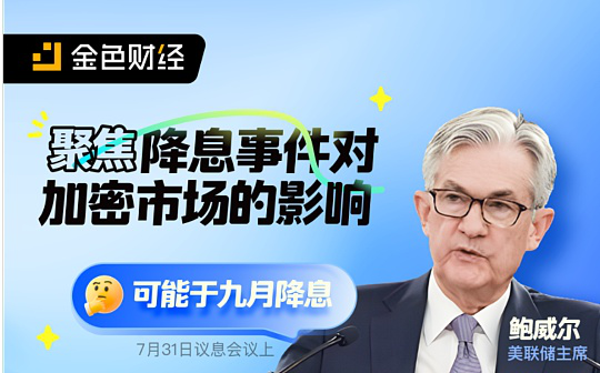 金色图览 | 聚焦降息事件对加密市场的影响